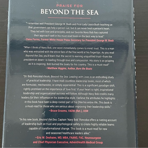 JUST IN Set of 2 Navy Themed Books US History Leadership Military - Picture 4 of 12